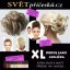 XL drdol jako gumička - extra velký a hustý příčesek - Barva: #27/613 - medová blond/plavá blond
