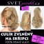 Culík z pravých lidských vlasů na skřipci - příčesek