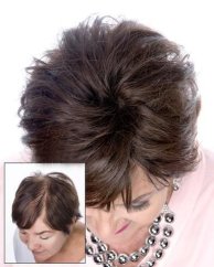 Tupé pro krátké vlasy - příčesek - mnoho barev a melírů