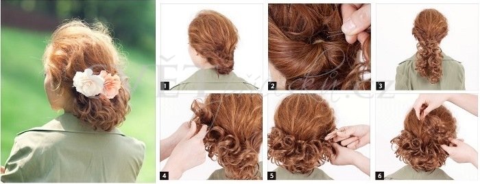 Elastický příčesek k vytvoření různých účesů - Barva: #12/613 - světlounce hnědá/plavá blond