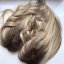 Typ 7 - blond tupé pro dlouhé vlasy - vlasová náhrada