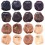 Tupé ofina s kruhovou základnou - pravé vlasy - mnoho barev a melírů - Barva lidské: 1B/30 - melír černá a měděná