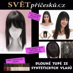 Tupé pro delší vlasy - příčesek