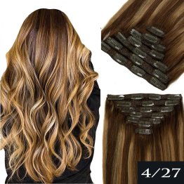 #4/27 - melír středně hnědá / medová blond