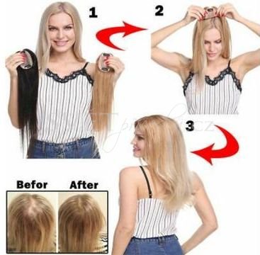 Profi lehké tupé příčesek z pravých vlasů - 6x9cm - 25cm - Barva lidské: 99 - bordó