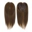 Premiový topper - pravé vlasy - barva hnědá 2 Premiový topper - pravé vlasy - barva hnědá 2