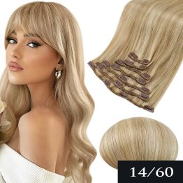#14/60 - jemný melír tmavá blond/světlá blond