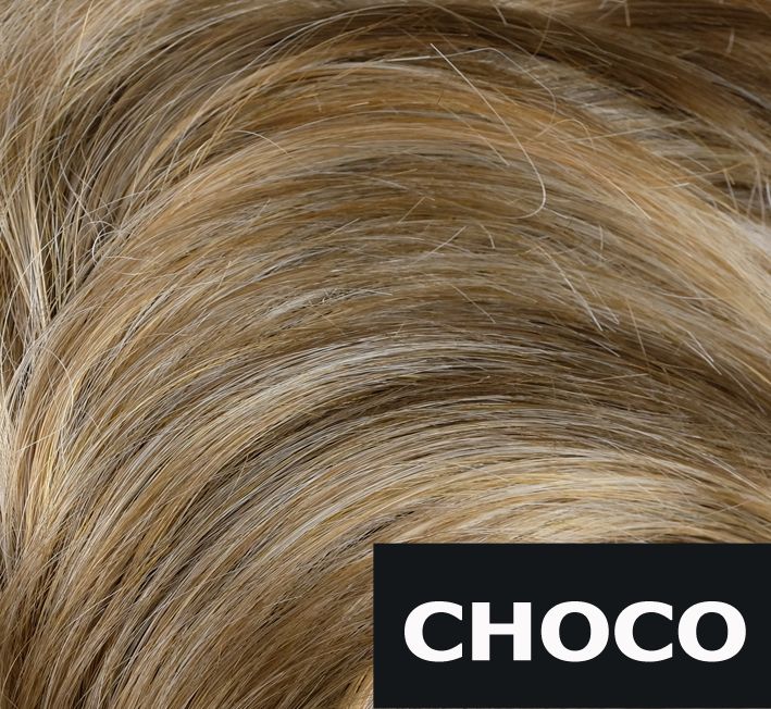 #choco - melír hnědá, měděná a tmavší blond